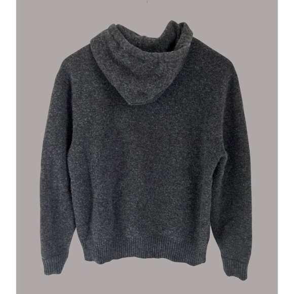 Everlane Wool Sweater Women’s Size XS Hoodie Pullover Gray Knit Pouch - Picture 5 of 8